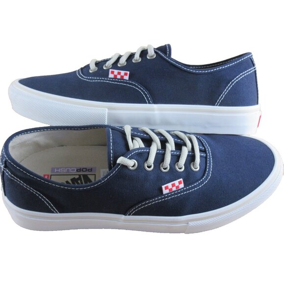 Vans Other - Vans Men's Skate Authentic Navy Blue Turtledove Canvas shoes Size 10 NIB